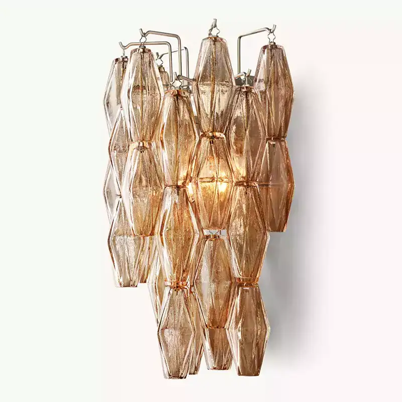 KL Chiaray Smoke Glass Wall Sconce