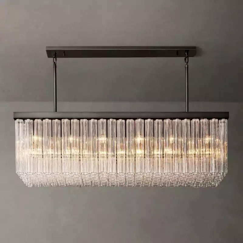 KL Cielle Rectangular Chandelier 73"