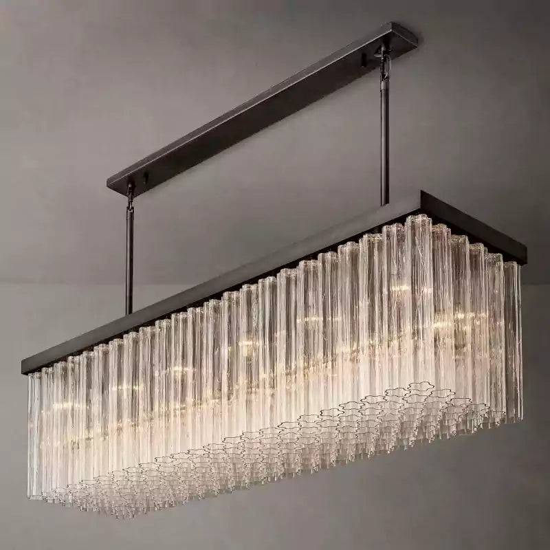KL Cielle Rectangular Chandelier 73"