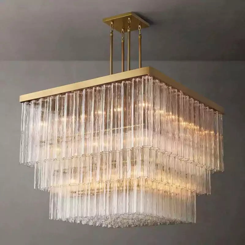 KL Cielle Square Chandelier 45"