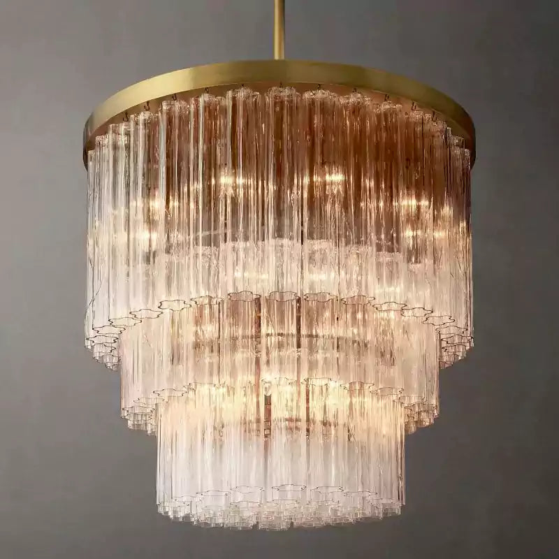 KL Cielle Three-Tier Round Chandelier 36"
