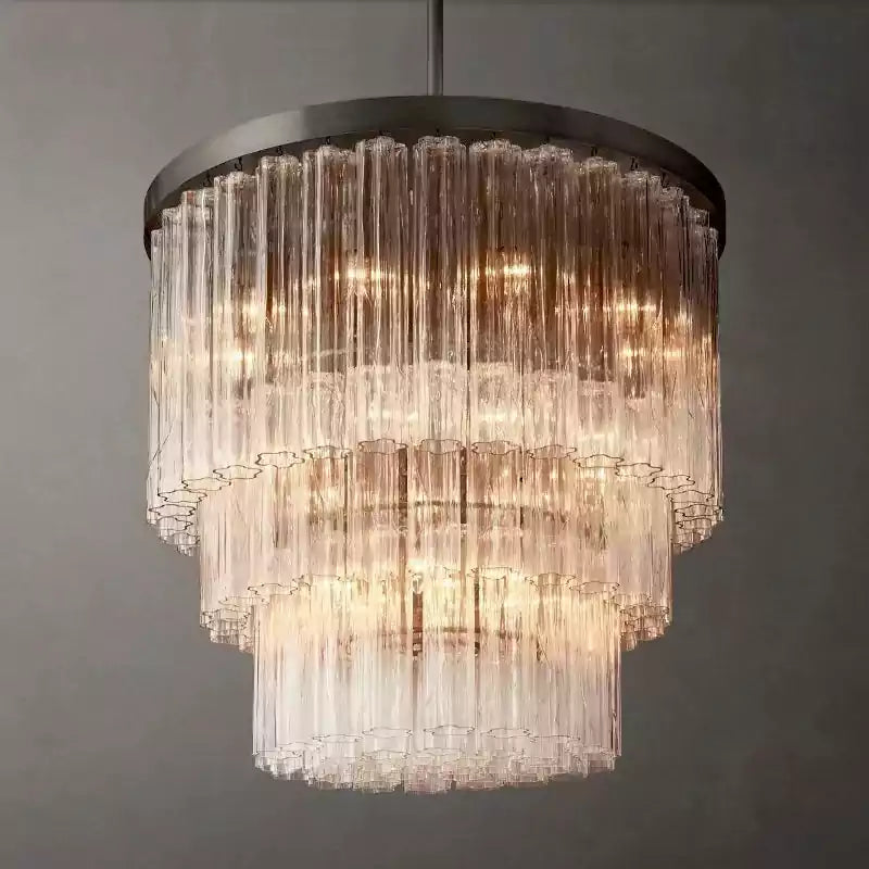 KL Cielle Three-Tier Round Chandelier 36"