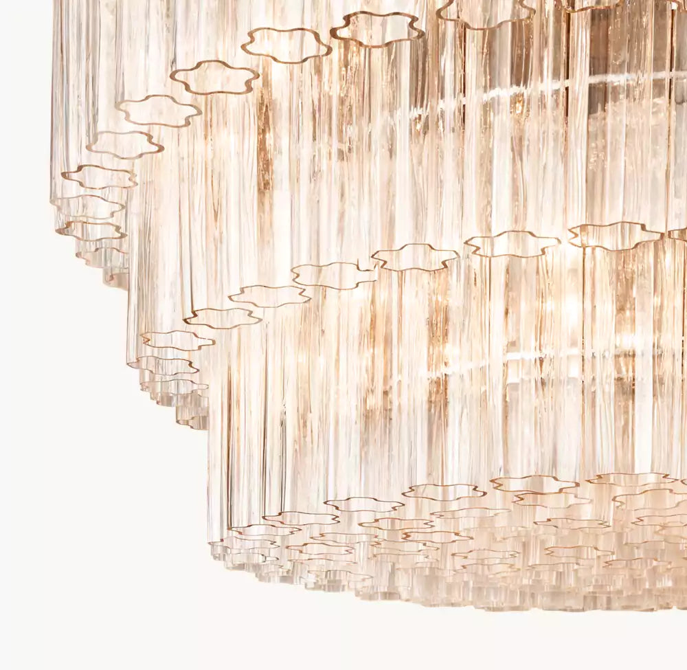 KL Cielle Three-Tier Round Chandelier 48"