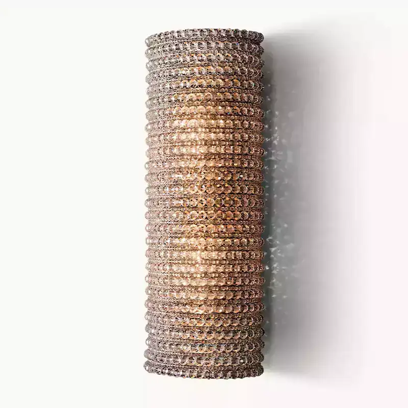 KL Cristal Halo Smoke LED Wall Sconce