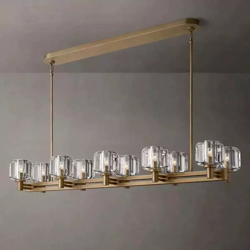 KL Demaket Double Linear Chandelier 54"