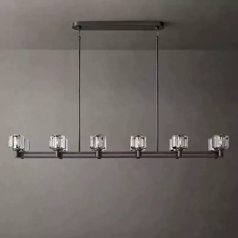 KL Demaket Double Linear Chandelier 72"