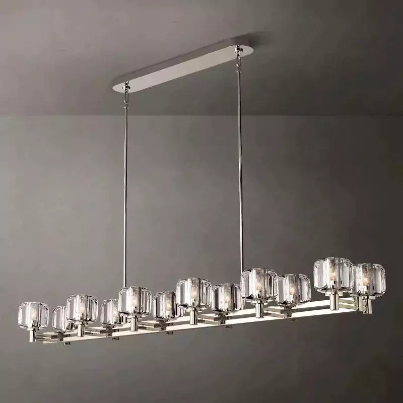 KL Demaket Double Linear Chandelier 72"