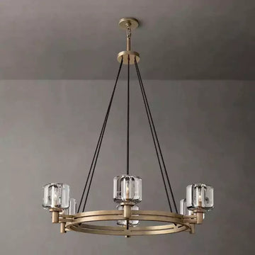 KL Demaket Round Chandelier 36"