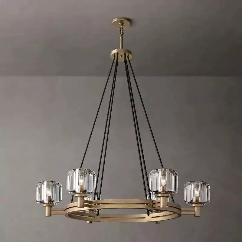 KL Demaket Round Chandelier 36"