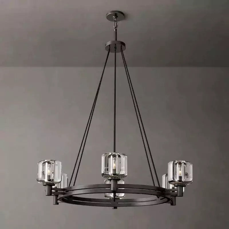KL Demaket Round Chandelier 36"