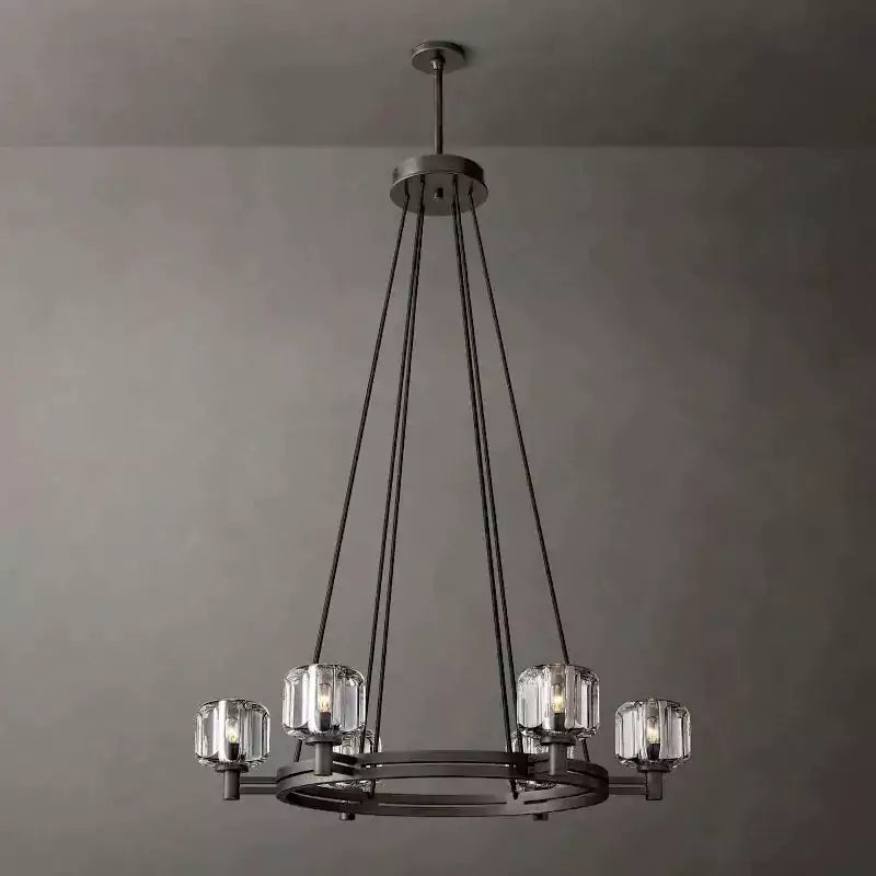 KL Demaket Round Chandelier 36"