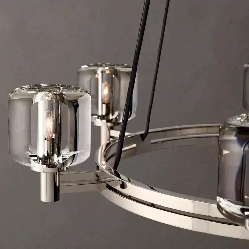 KL Demaket Round Chandelier 36"