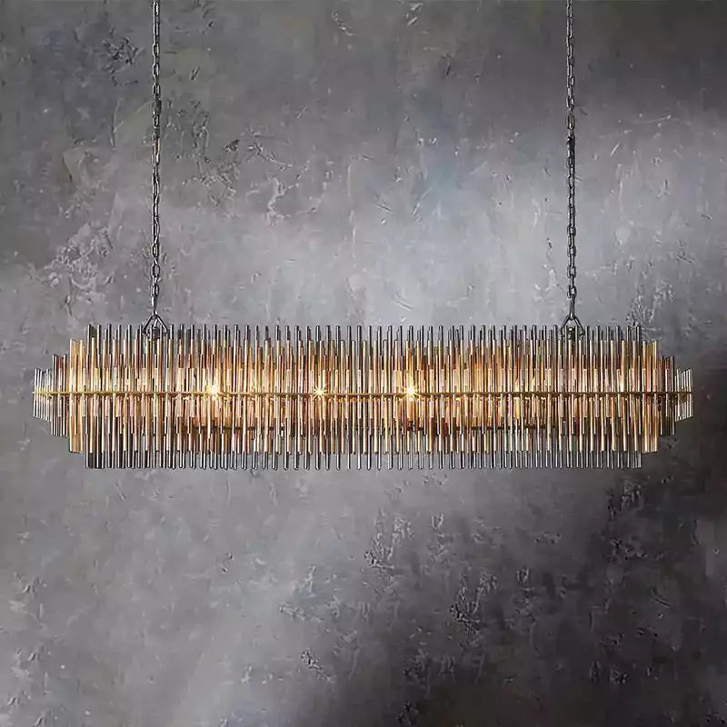 KL Emila Rectangular Chandelier 54"