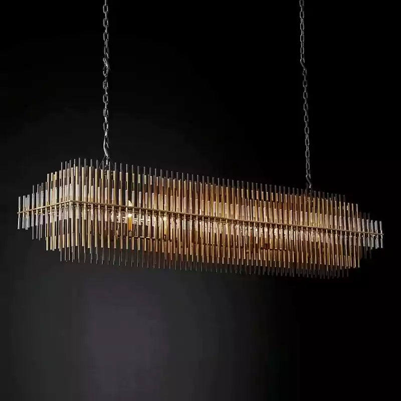 KL Emila Rectangular Chandelier 54"