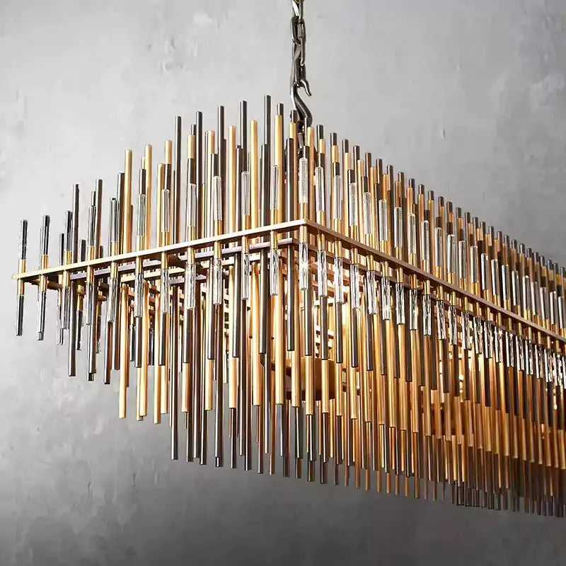 KL Emila Rectangular Chandelier 54"