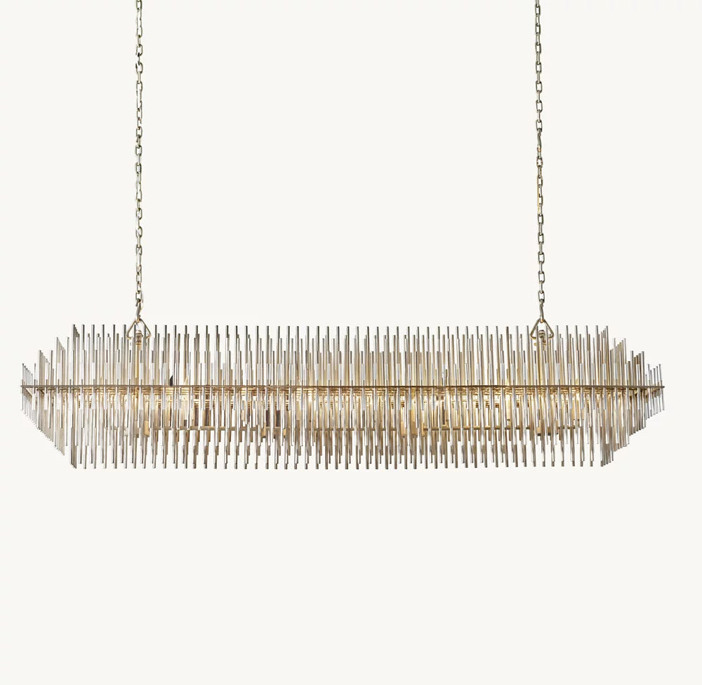 KL Emila Rectangular Chandelier 54"