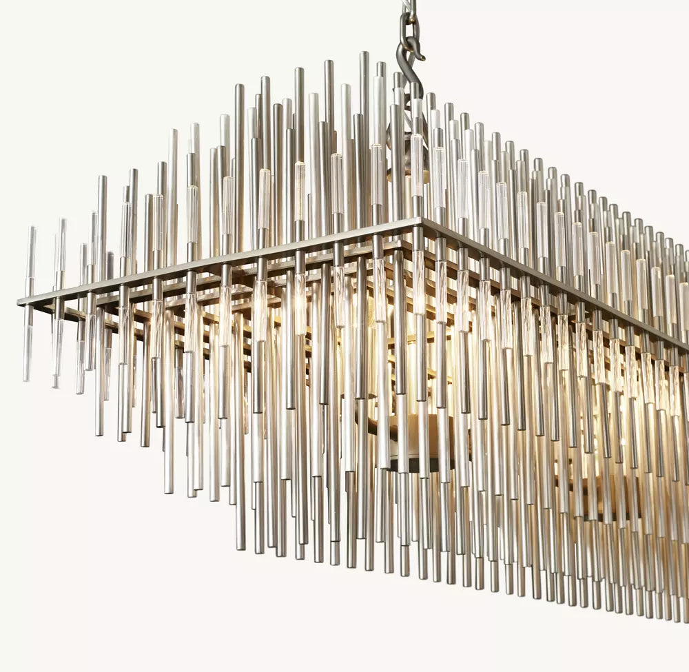 KL Emila Rectangular Chandelier 54"