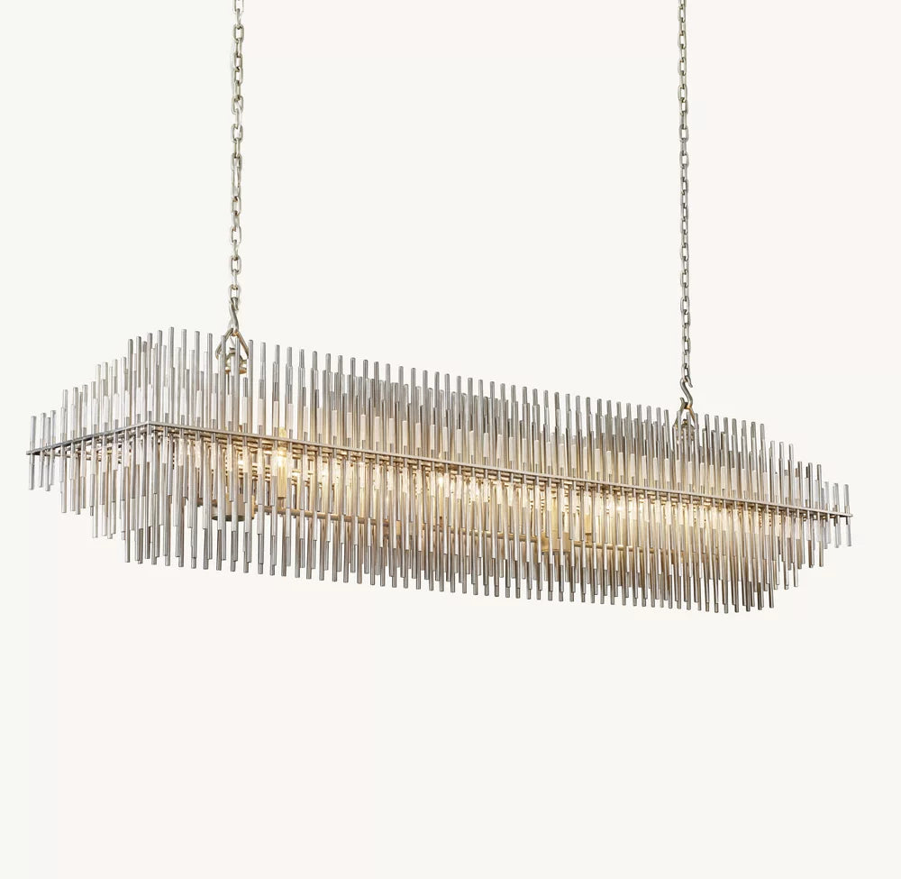 KL Emila Rectangular Chandelier 54"