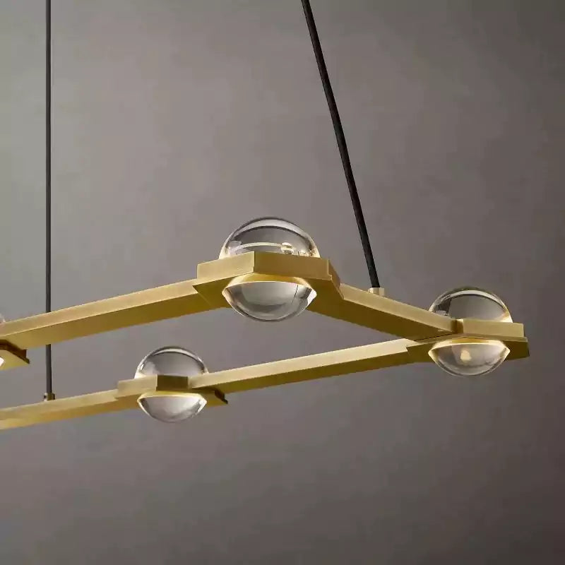 KL Eclatam Rectangular Chandelier 54"