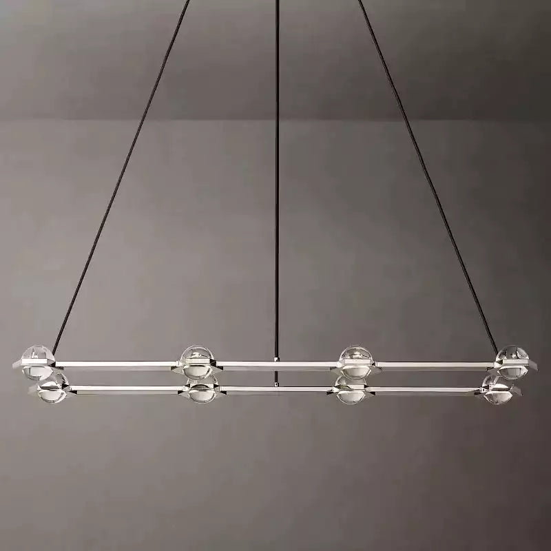 KL Eclatam Rectangular Chandelier 54"