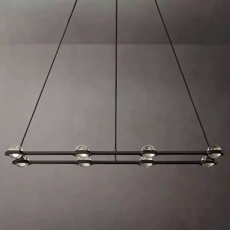 KL Eclatam Rectangular Chandelier 54"