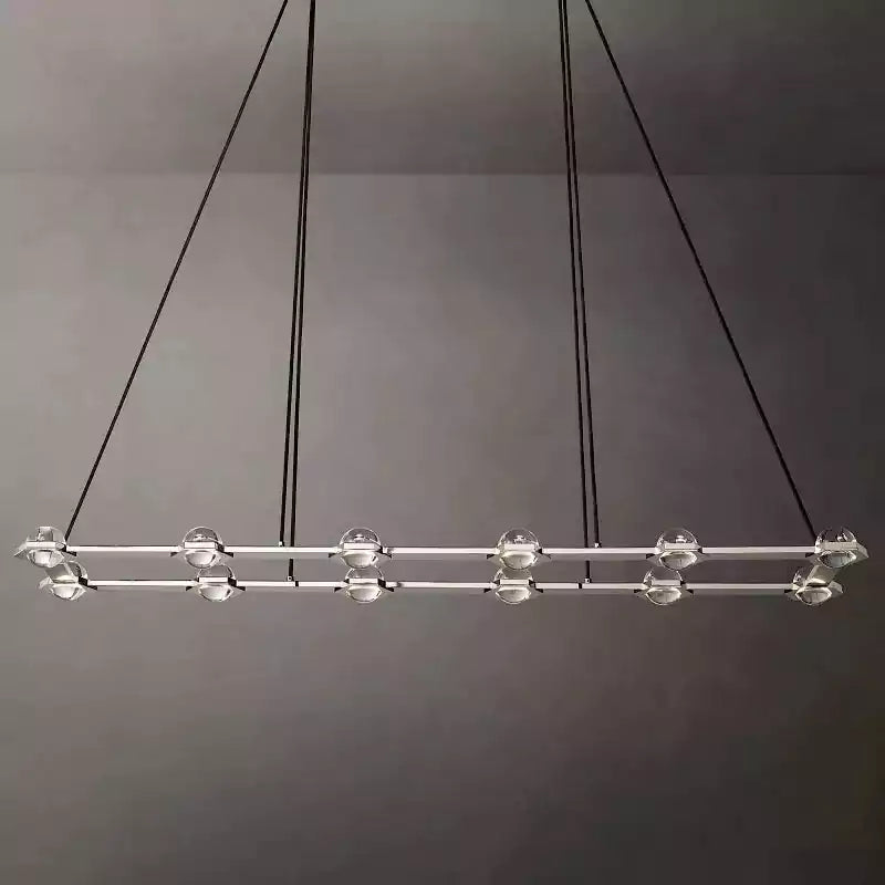 KL Eclatam Rectangular Chandelier 72"