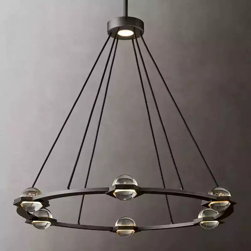 KL Eclatam Round Chandelier 36"