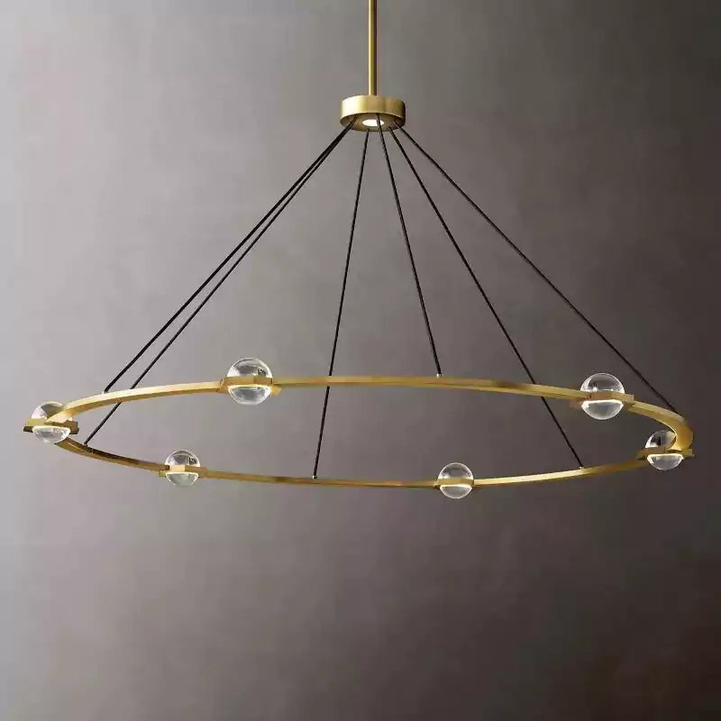 KL Eclatam Round Chandelier 60"