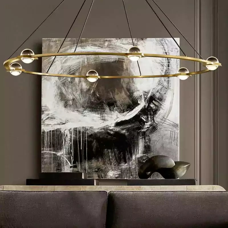 KL Eclatam Round Chandelier 60"