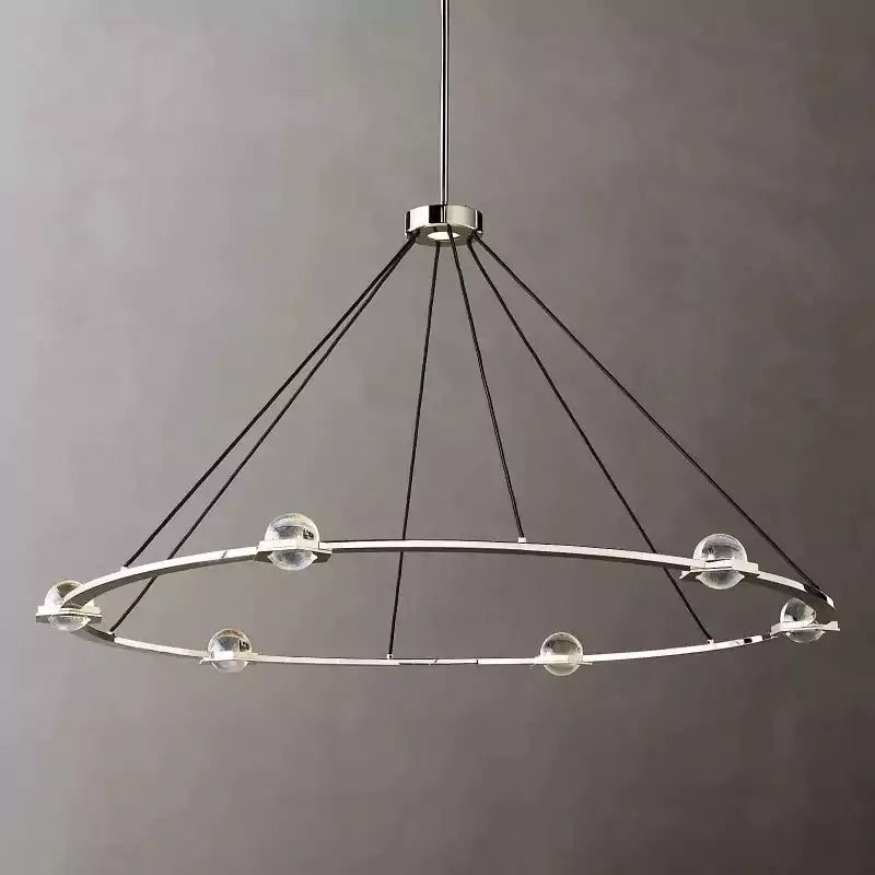 KL Eclatam Round Chandelier 60"