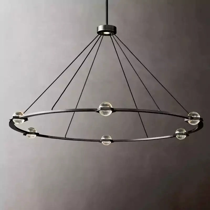 KL Eclatam Round Chandelier 60"
