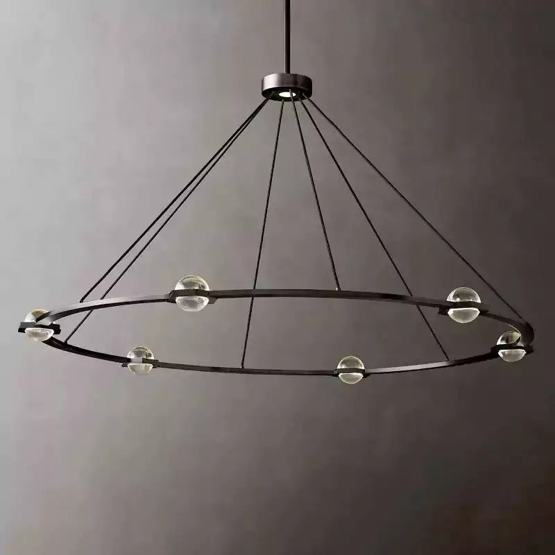 KL Eclatam Round Chandelier 60"