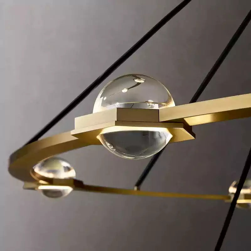 KL Eclatam Two Tier Round Chandelier 60"