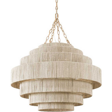 Rero Handwoven Natural Rope Everly Pendant Light
