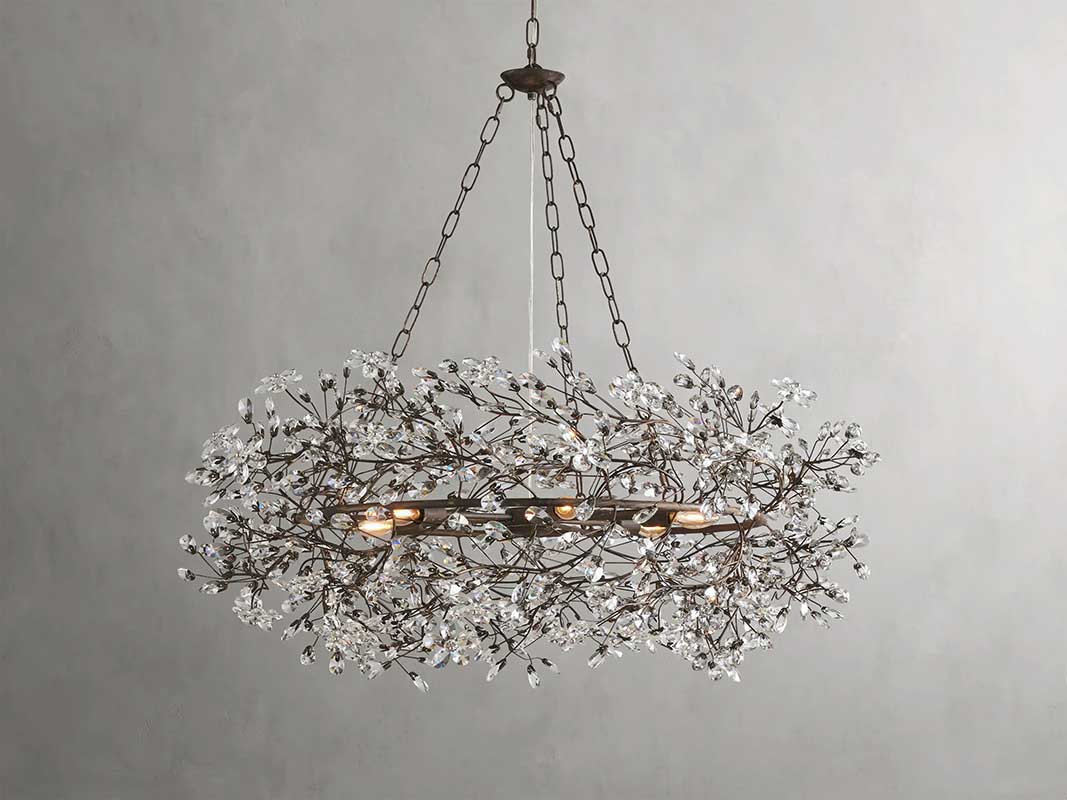 Fiora Crown Chandelier 39" 48" 60"