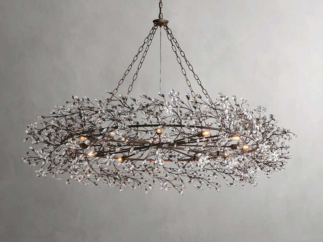 Fiora Crown Chandelier 39" 48" 60"