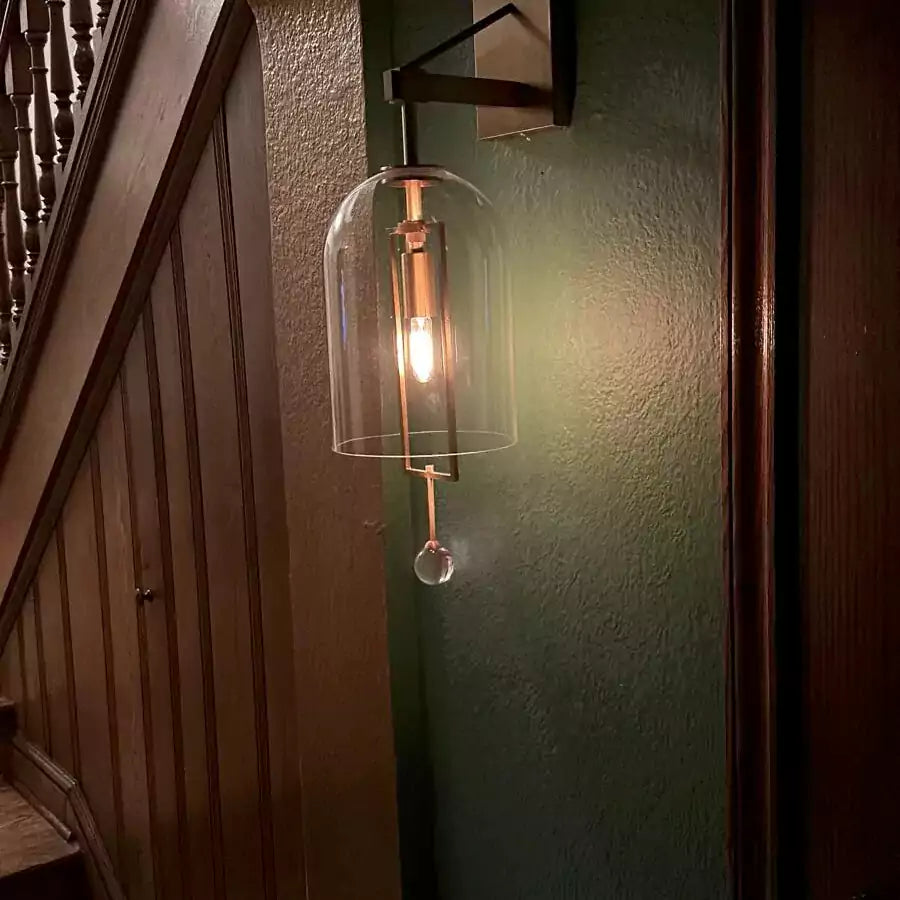 KL Archimedes Glass Shade Grand Sconce