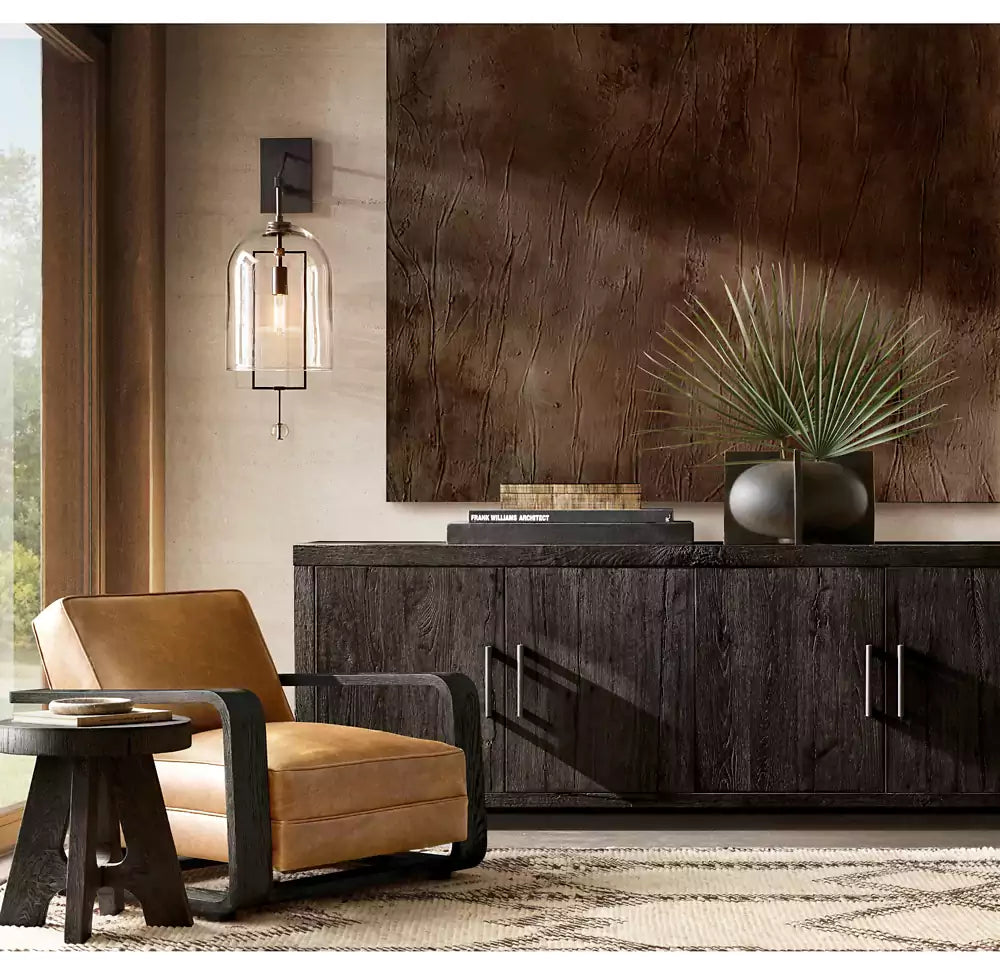 KL Archimedes Glass Shade Grand Sconce