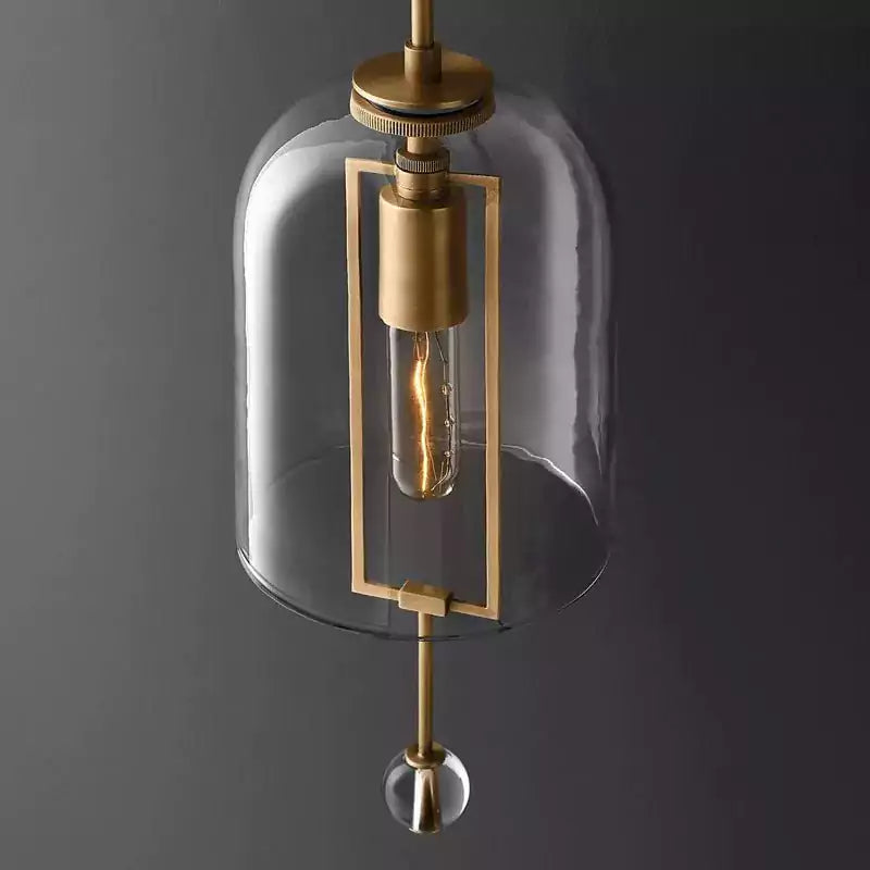 KL Archimedes Glass Shade Sconce