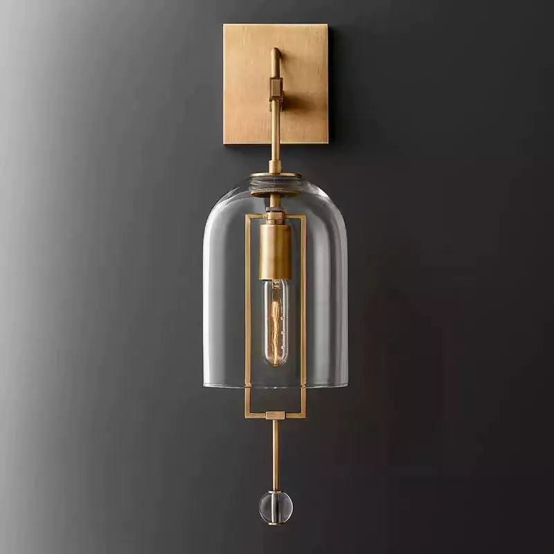 KL Archimedes Glass Shade Sconce