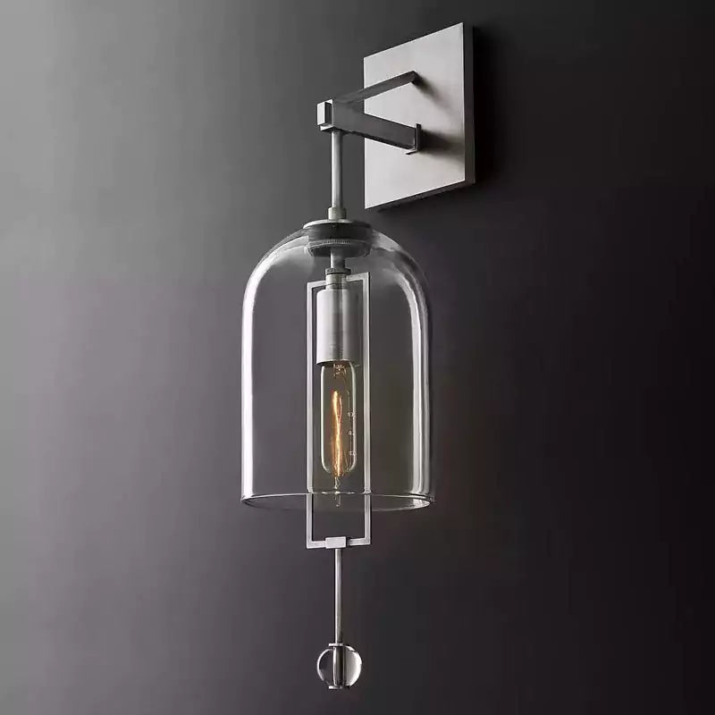 KL Archimedes Glass Shade Sconce