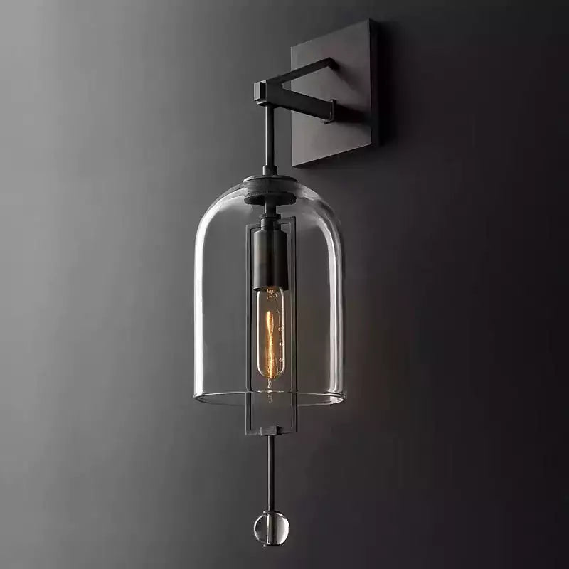 KL Archimedes Glass Shade Sconce