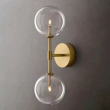 KL Glass Globe Linear Sconce