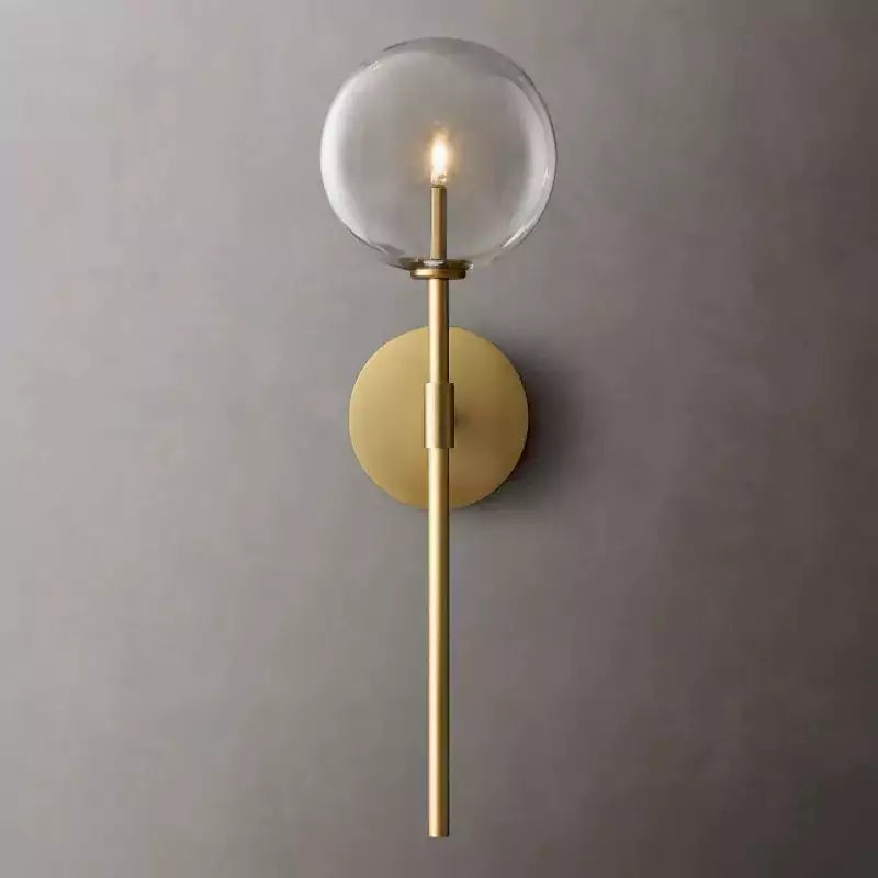 KL Glass Globe Sconce