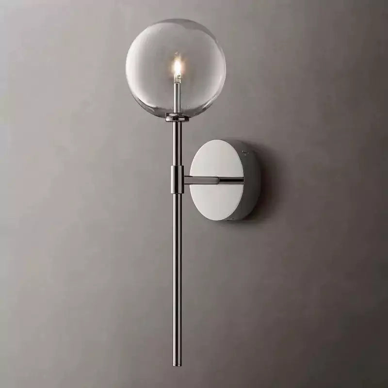 KL Glass Globe Sconce