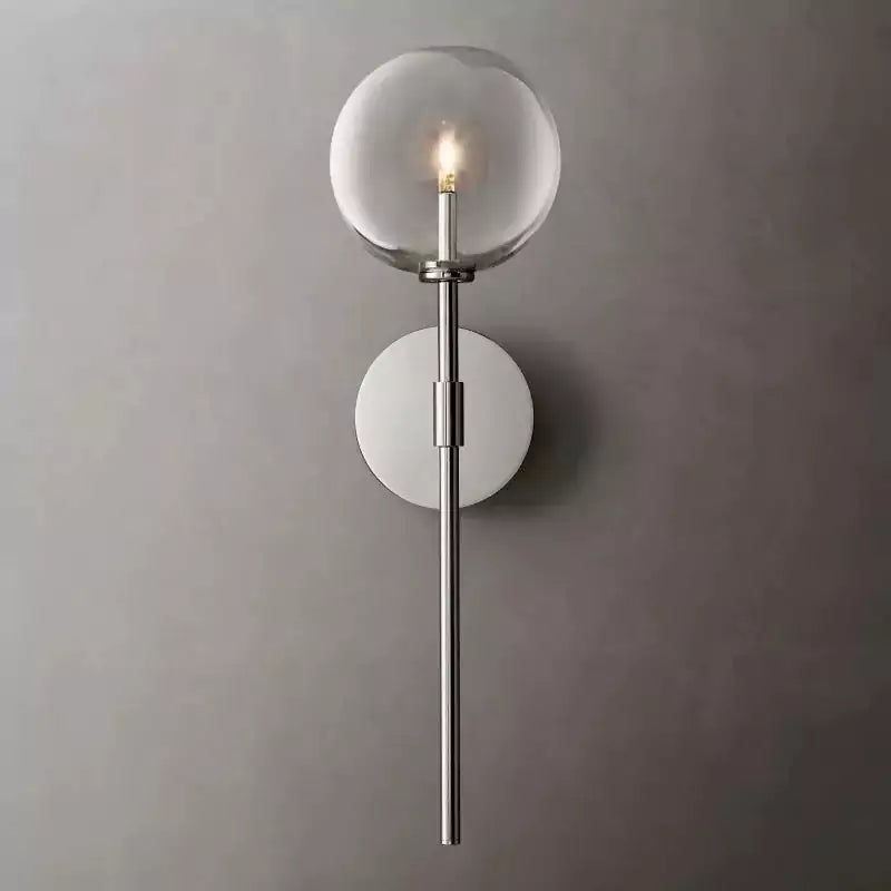 KL Glass Globe Sconce