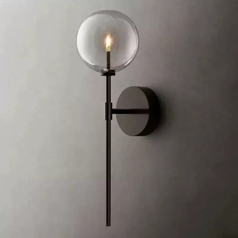 KL Glass Globe Sconce