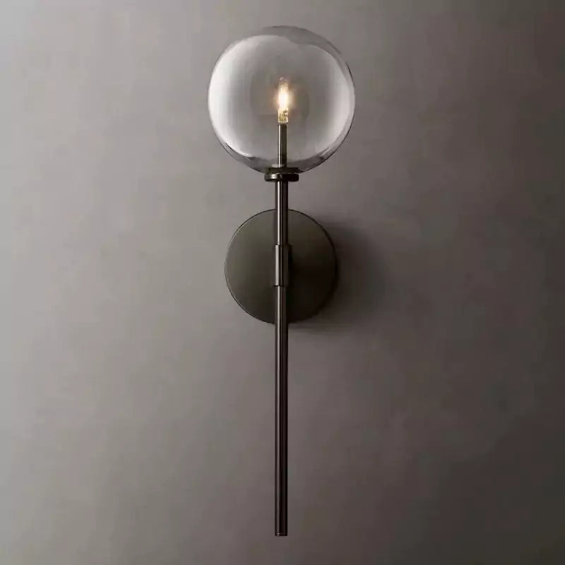 KL Glass Globe Sconce