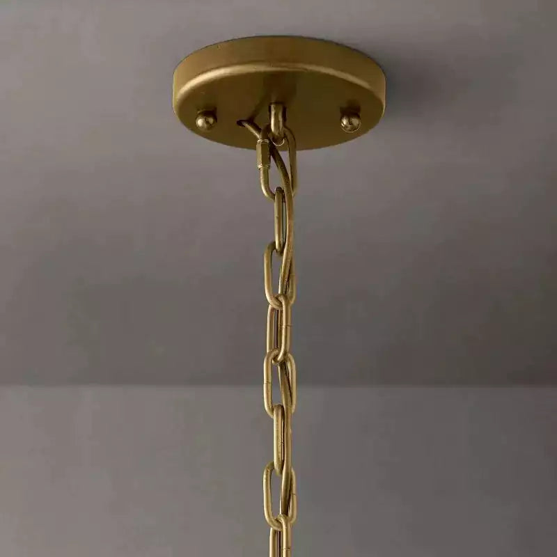KL Harlew Crystal Round Chandelier 19"
