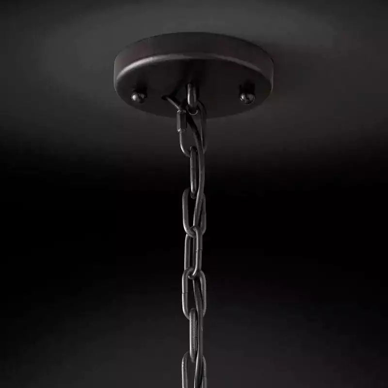 KL Harlew Crystal Round Chandelier 19"
